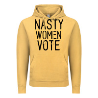 Vintage Mustard Nasty Women Vote Vintage Hoodie - Bettercallsaul