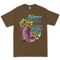 Cacao Blame It All On My Roots Premium Tee - JahusDesignShop