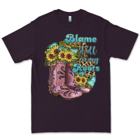 Plum Blame It All On My Roots Premium Tee - JahusDesignShop