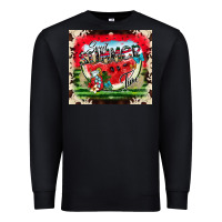 Black Sweet Summer Time Premium Sweatshirt - CowhideDigitalArt