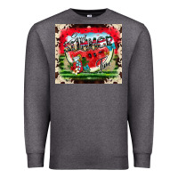 Charcoal Heather Sweet Summer Time Premium Sweatshirt - CowhideDigitalArt