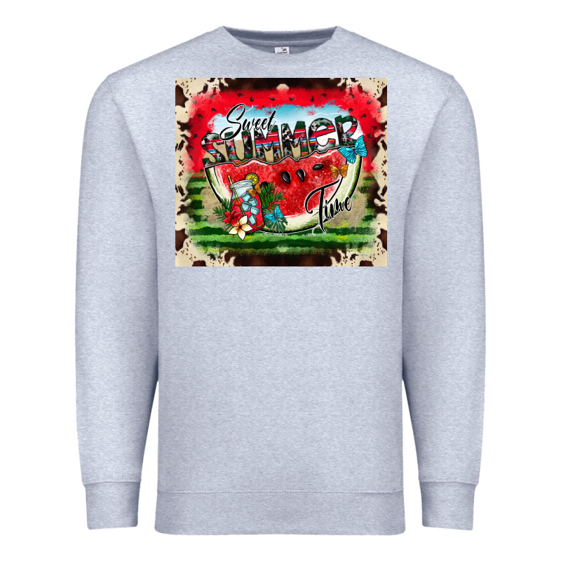 Sweet Summer Time Premium Sweatshirt by CowhideDigitalArt | Teevron