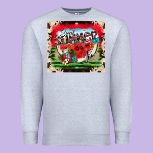 Sweet Summer Time Premium Sweatshirt Designed By Cowhidedigitalart