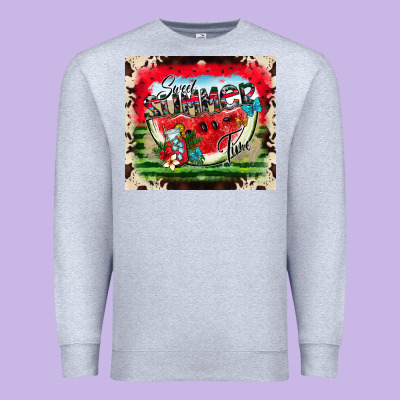 Sweet Summer Time Premium Sweatshirt Designed By Cowhidedigitalart