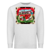 Oatmeal Heather Sweet Summer Time Premium Sweatshirt - CowhideDigitalArt
