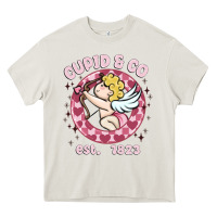 Cream cupid co Heavy Core Tee - MaliasSmallBusiness