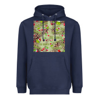 Navy The Grinch Seamless Heavyweight Hoodie - CowhideDigitalArt