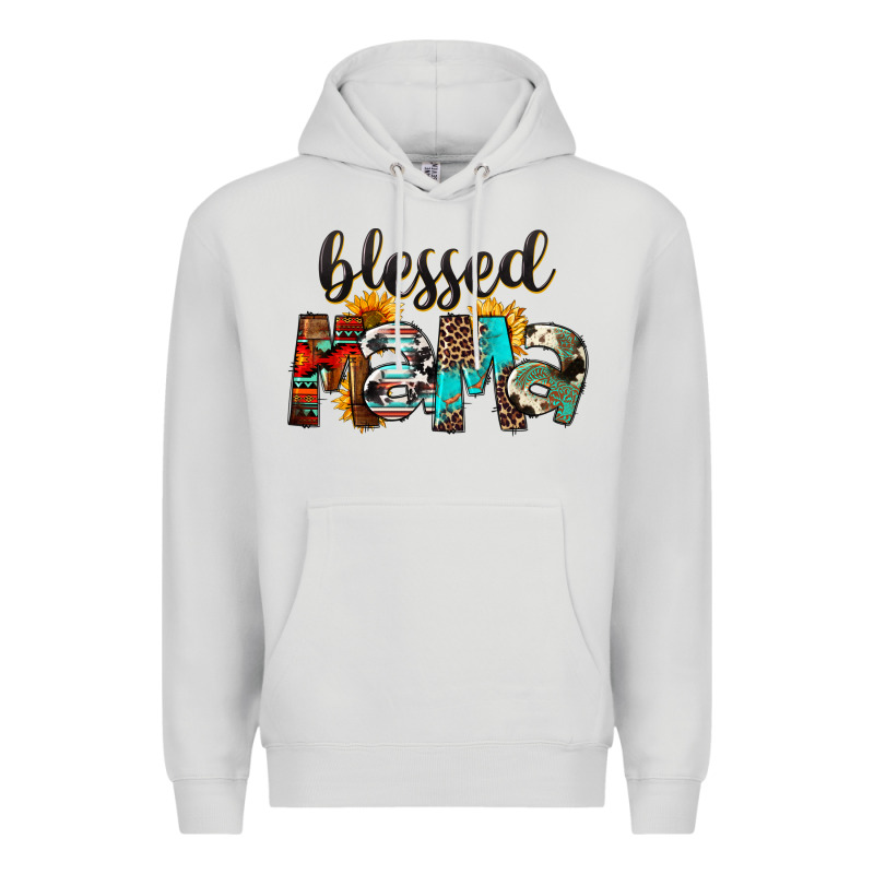 Western Blessed Mama Mother's Day Premium Hoodie by FaDigitalArtStudio | Teevron