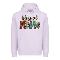 Lilac Western Blessed Mama Mother's Day Premium Hoodie - FaDigitalArtStudio