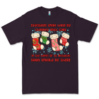 Plum stockings were hung by chimney Premium Tee - MaliasSmallBusiness