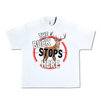 White The Bucks Stops Here Urban Heavy Tee - Bettercallsaul
