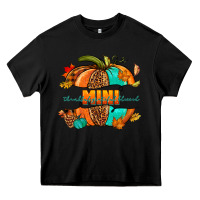Black Thankful grateful blessed mini pumpkin Heavy Core Tee - NancyCooperArtShop