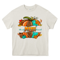 Cream Thankful grateful blessed mini pumpkin Heavy Core Tee - NancyCooperArtShop