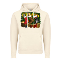 Vintage Artic Christmas Santa Socks Vintage Hoodie - RanaPortraitStore