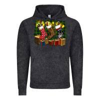 Vintage Black Christmas Santa Socks Vintage Hoodie - RanaPortraitStore