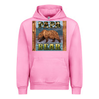 Fuchsia Pink papar bear Urban Hoodie - Artiststas