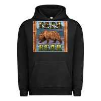 Pigment Black papar bear Urban Hoodie - Artiststas