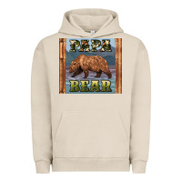 Pigment French Oak papar bear Urban Hoodie - Artiststas