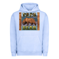 Pigment Grape Ice papar bear Urban Hoodie - Artiststas