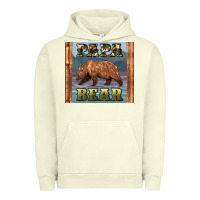 Pigment Pistachio papar bear Urban Hoodie - Artiststas