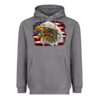 Storm Western American Flag Eagle Heavyweight Hoodie - LillyAllenDesigns