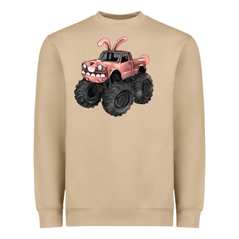 Easter Monster Truck Easter Day Heavyweight Sweatshirt by HowdyJamesFarm | Teevron