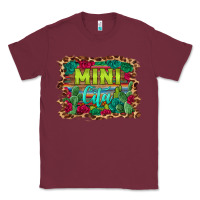 Burgundy mini cita serape background Classic Tee - BarkalooDesign