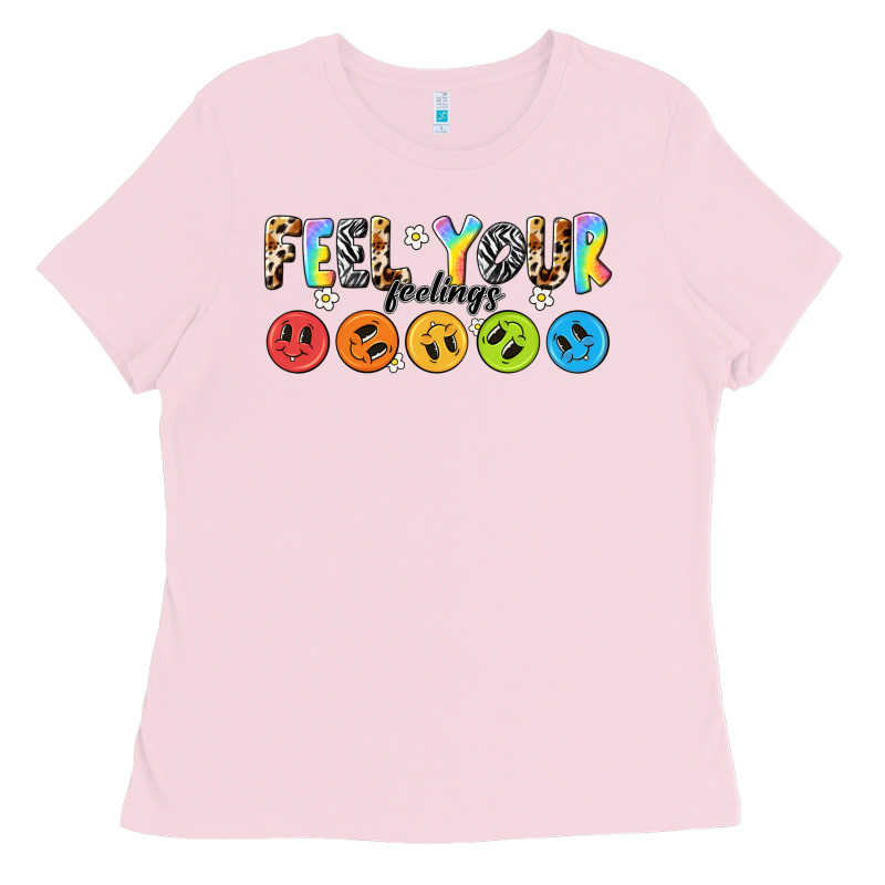 Feel Your Feelings Ladies Tee by NancyCooperArtShop | Teevron