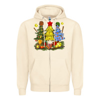Sandshell christmas with softball trees bbs Zipper Hoodie - BundleAndBundleShop