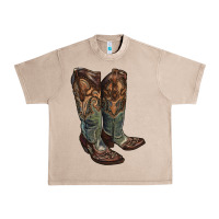 French Oak cowgirl boots Urban Heavy Tee - RanaPortraitStore