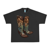 Pigment Black cowgirl boots Urban Heavy Tee - RanaPortraitStore