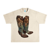 Sandshell cowgirl boots Urban Heavy Tee - RanaPortraitStore