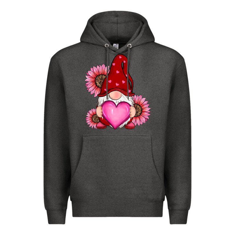 Valentine's Day With Sunflowers Gnomes Premium Hoodie by RanaPortraitStore | Teevron