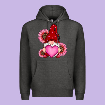 Valentine's Day With Sunflowers Gnomes Premium Hoodie Designed By Ranaportraitstore