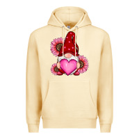 Pina Colada valentine's day with sunflowers gnomes Premium Hoodie - RanaPortraitStore