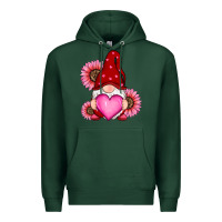 Sports Green valentine's day with sunflowers gnomes Premium Hoodie - RanaPortraitStore