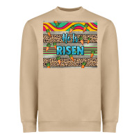 Mushroom He is risen tumbler Easter Day Heavyweight Sweatshirt - HowdyJamesFarm