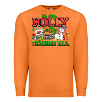 Carrot In My Holly Jolly Teacher Era Premium Sweatshirt - CowhideDigitalArt