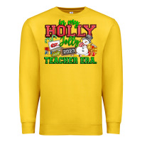 Lemon In My Holly Jolly Teacher Era Premium Sweatshirt - CowhideDigitalArt