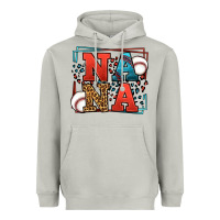 Moon Dust Baseball nana leopard frame Heavyweight Hoodie - LillyAllenDesigns