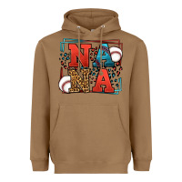 Toasted Coconut Baseball nana leopard frame Heavyweight Hoodie - LillyAllenDesigns