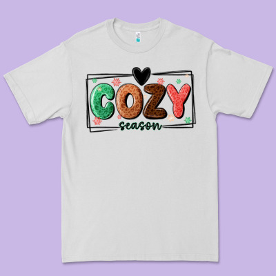 Cozy Season Premium Tee Designed By Maliassmallbusiness