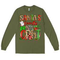 Army Green santa's favorite cpht Long Sleeve Tee - texasbilliewilder
