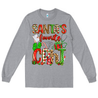 Heather Grey santa's favorite cpht Long Sleeve Tee - texasbilliewilder