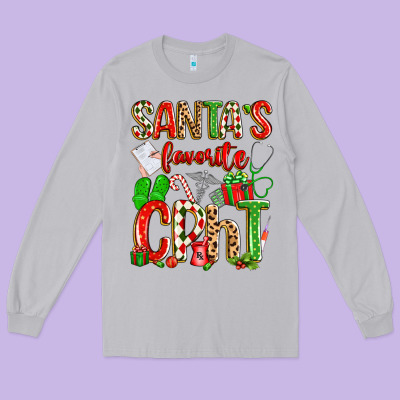 Santa's Favorite Cpht Long Sleeve Tee Designed By Texasbilliewilder