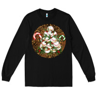 Black Merry Christmas Baseball Long Sleeve Tee - RanaPortraitStore