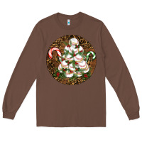 Chestnut Merry Christmas Baseball Long Sleeve Tee - RanaPortraitStore