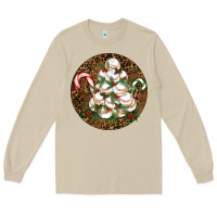 Mushroom Merry Christmas Baseball Long Sleeve Tee - RanaPortraitStore