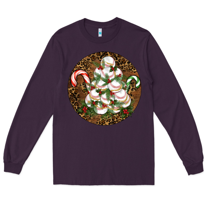 Merry Christmas Baseball Long Sleeve Tee by RanaPortraitStore | Teevron