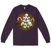 Plum Merry Christmas Baseball Long Sleeve Tee - RanaPortraitStore